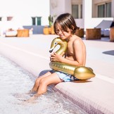 Zwemband Splitring Zwaan Goud 55 cm