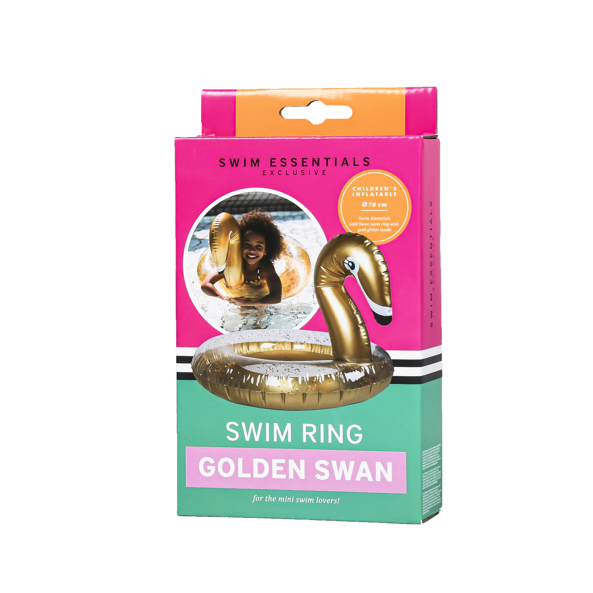 Zwemband Gouden Zwaan 70 cm