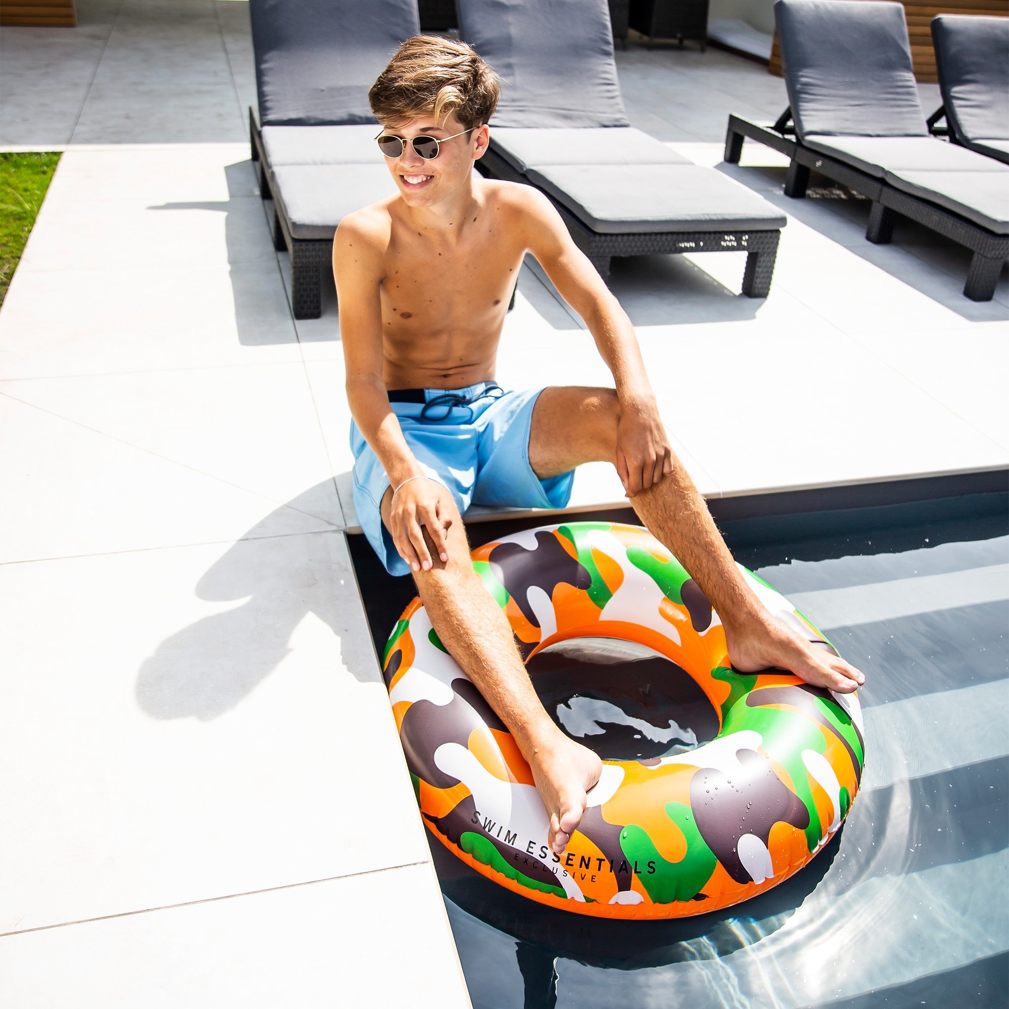 Zwemband Camouflage 90 cm