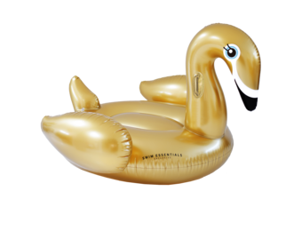 Opblaas Zwaan Goud XL
