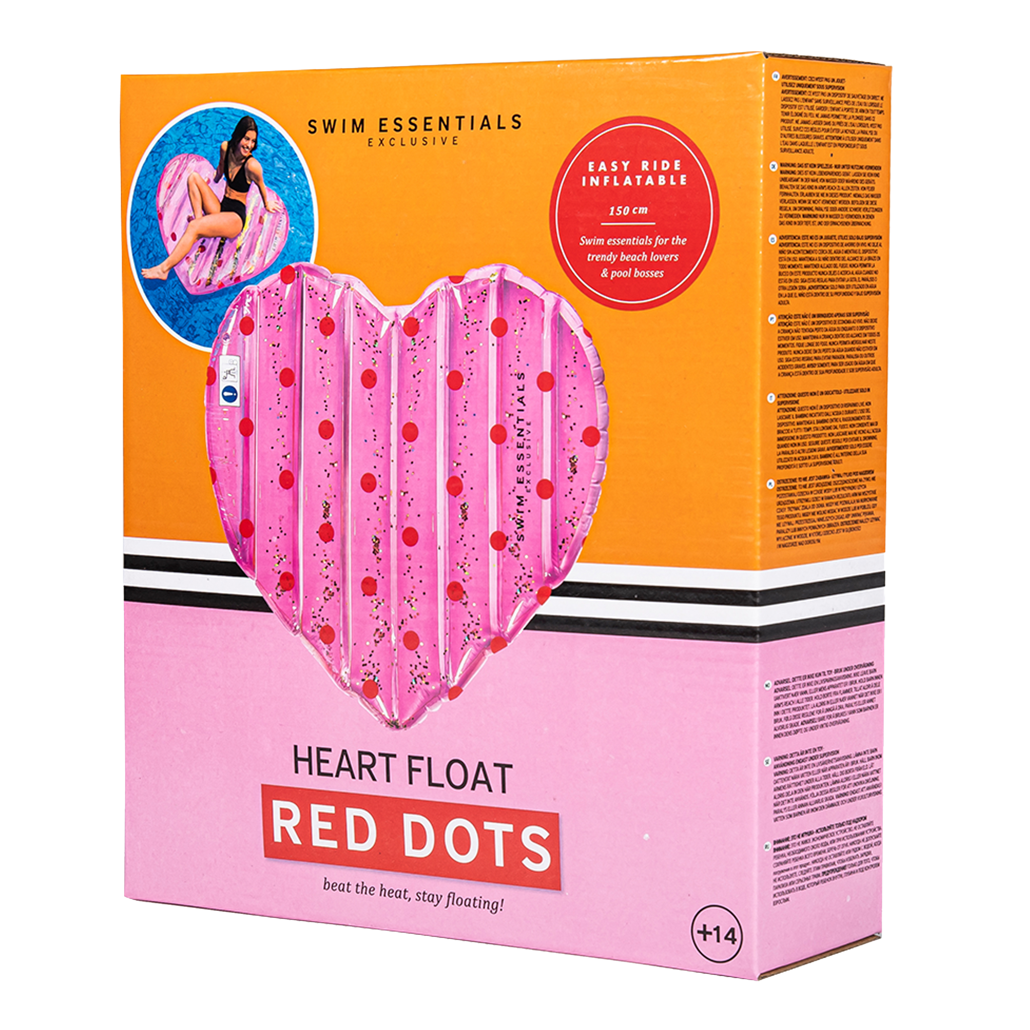 Luchtbed Roze Hart