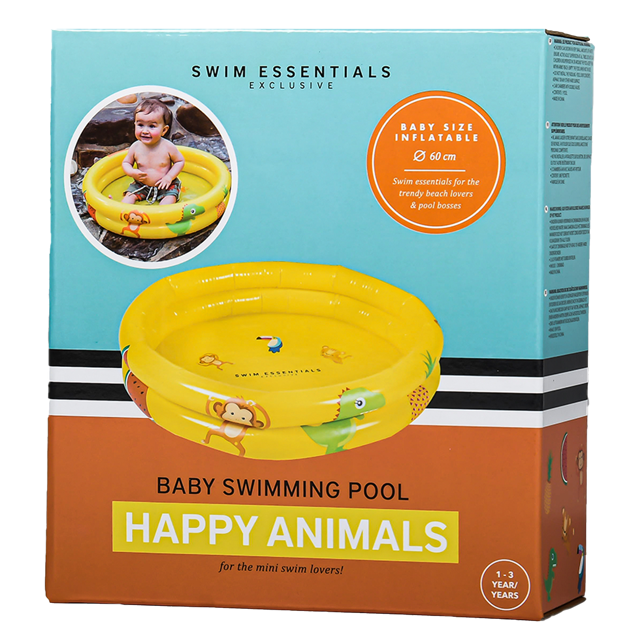 Baby Zwembad Geel 60 cm