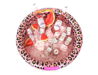 Drankkoeler Panterprint Rosé goud