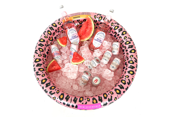 Drankkoeler Panterprint Rosé goud