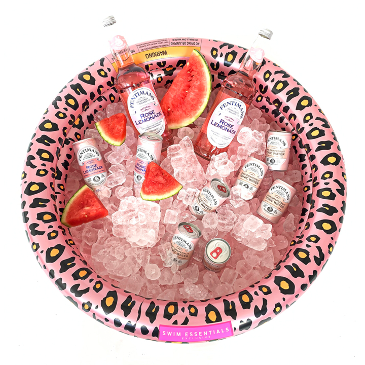 Drankkoeler Panterprint Rosé goud