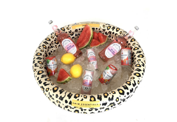 Drankkoeler Panterprint Beige
