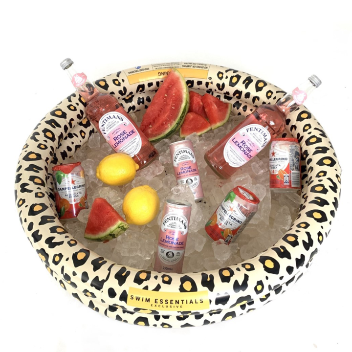 Drankkoeler Panterprint Beige