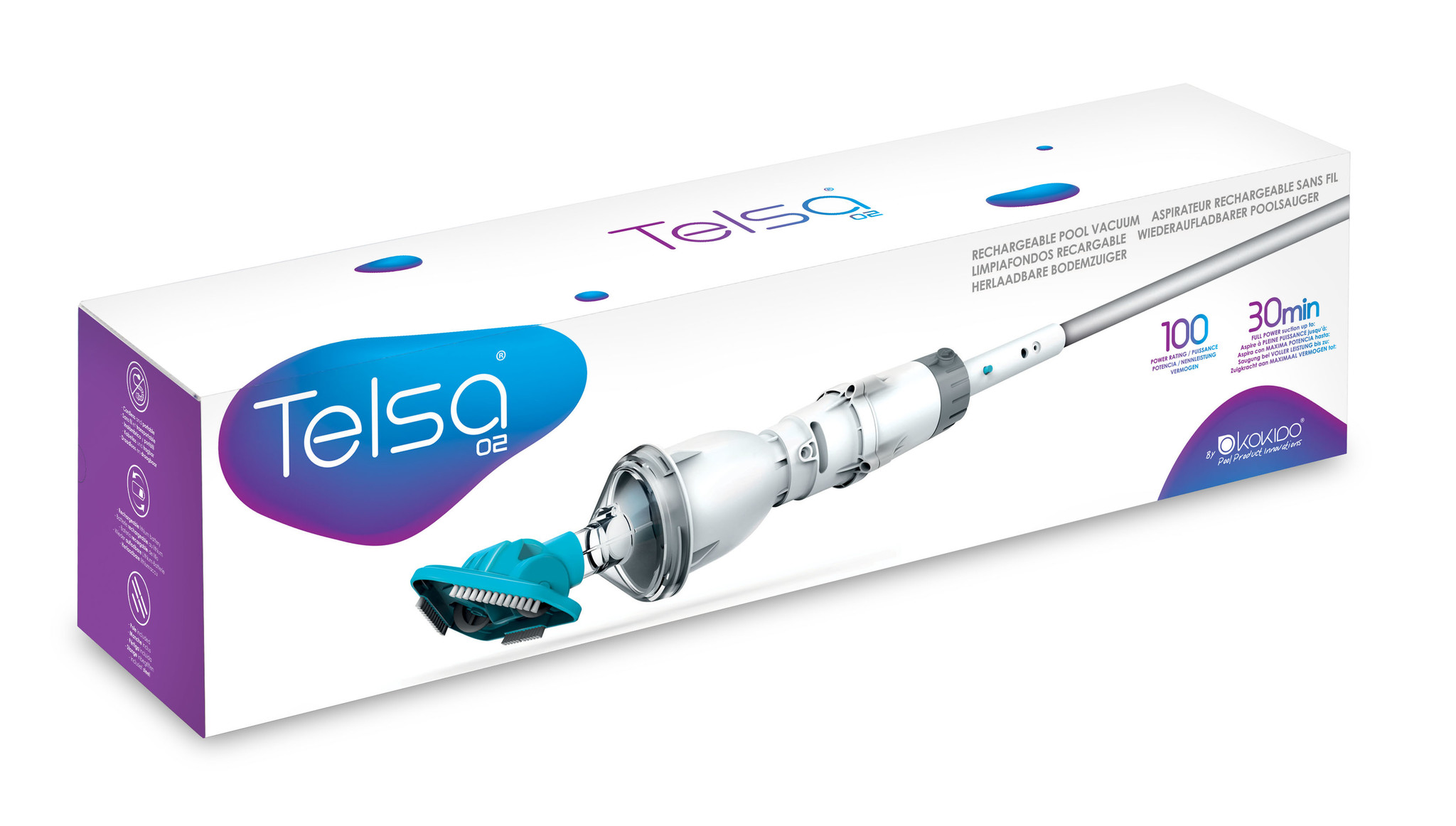 Telsa 2 Spa En Zwembad Handstofzuiger