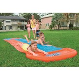 Bestway Dubbele Waterglijbaan + Stop