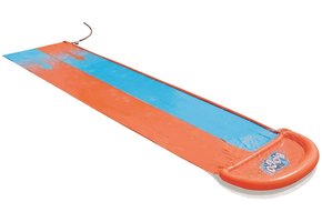 Bestway Dubbele Waterglijbaan + Stop