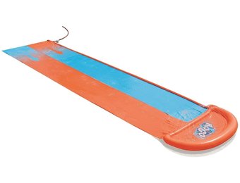 Bestway Dubbele Waterglijbaan + Stop