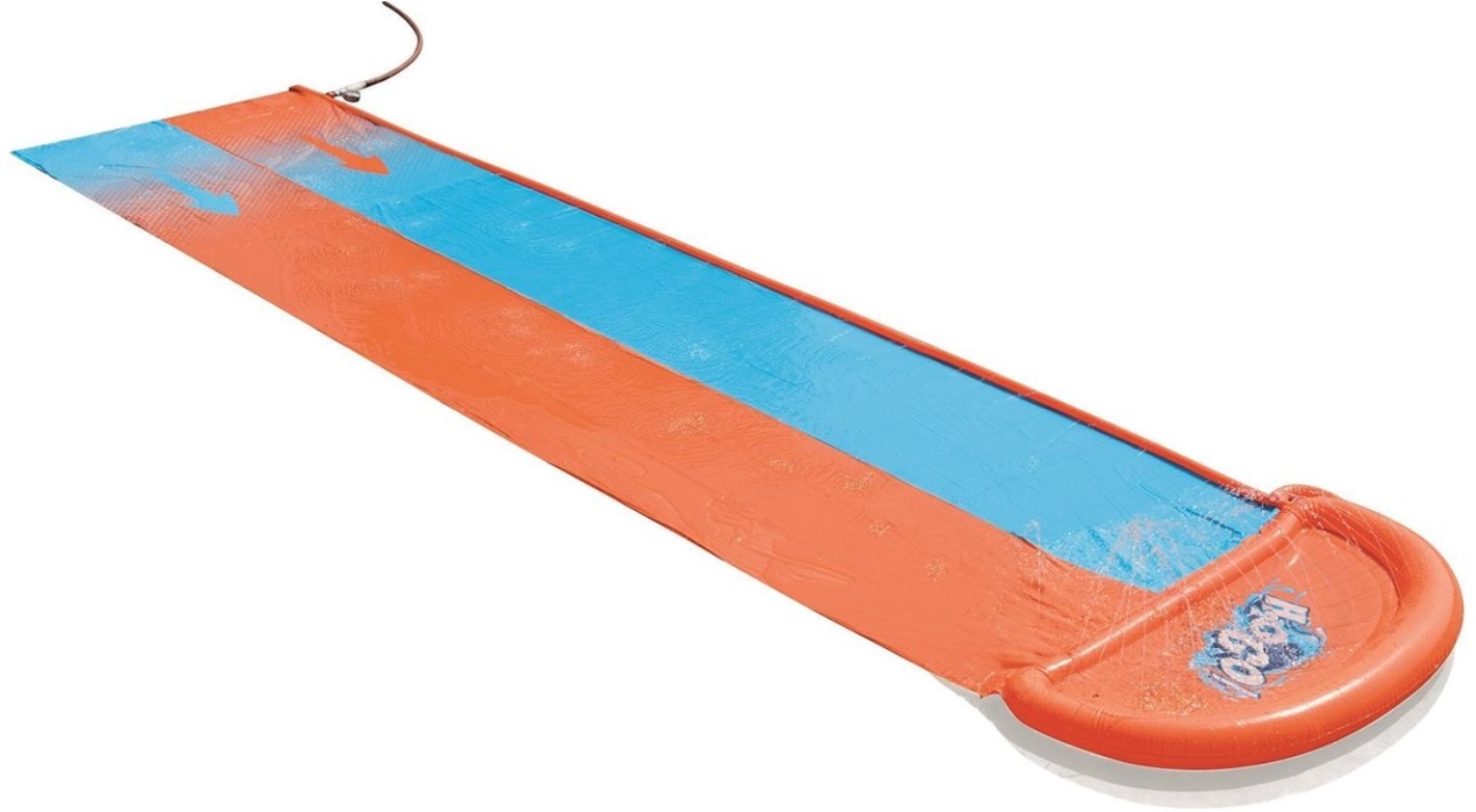 Bestway Dubbele Waterglijbaan + Stop