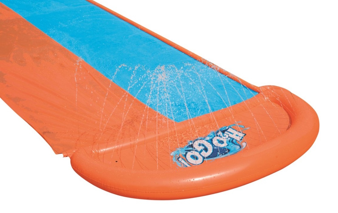 Bestway Dubbele Waterglijbaan + Stop