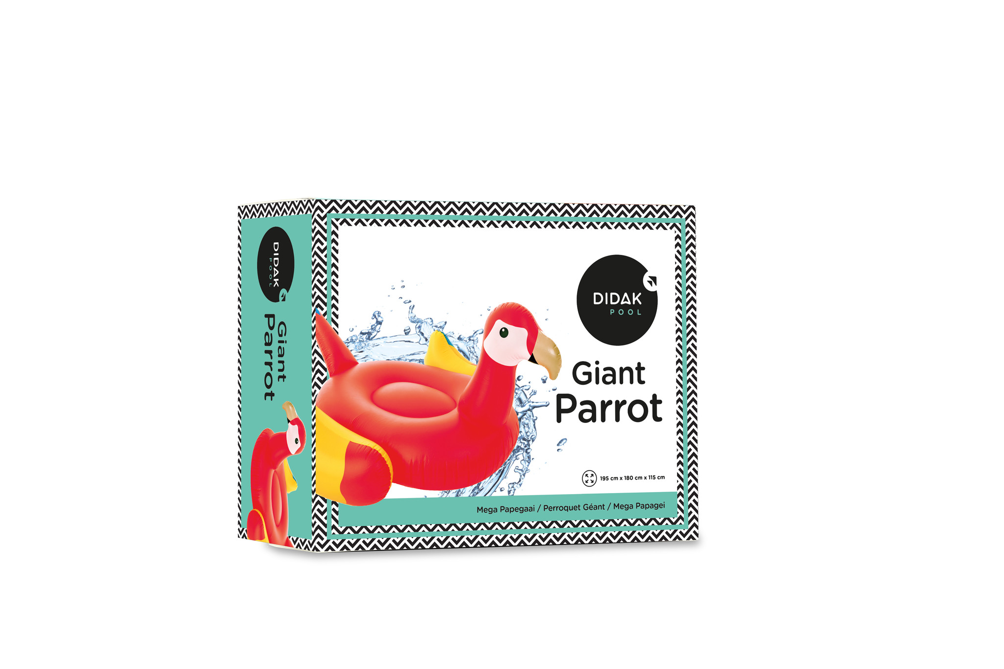 Didak Opblaas Papagaai XL