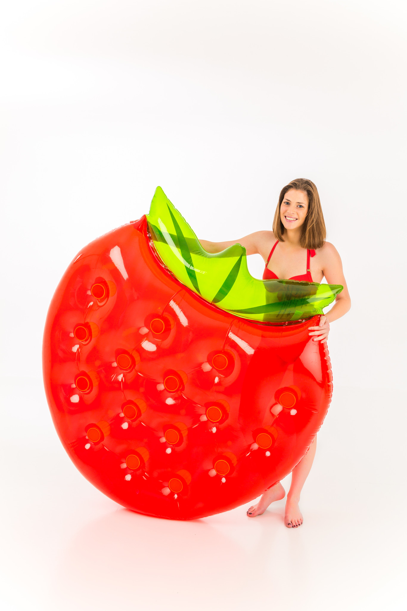 Didak Opblaas Aardbei 140 cm