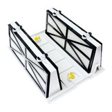 Dolphin filter cartridge set met bodemplaat