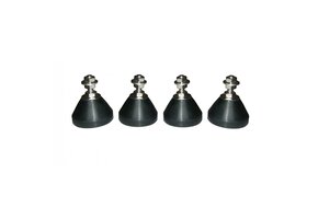 Zwembadverwarming Trillingsdempers Set Van 4