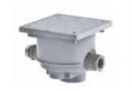 Weltico kleurige aansluitdoos