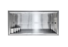 Zwemland RVS zwembad overloop