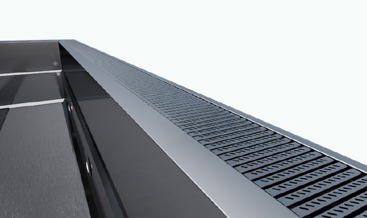 Zwemland RVS zwembad overloop variant