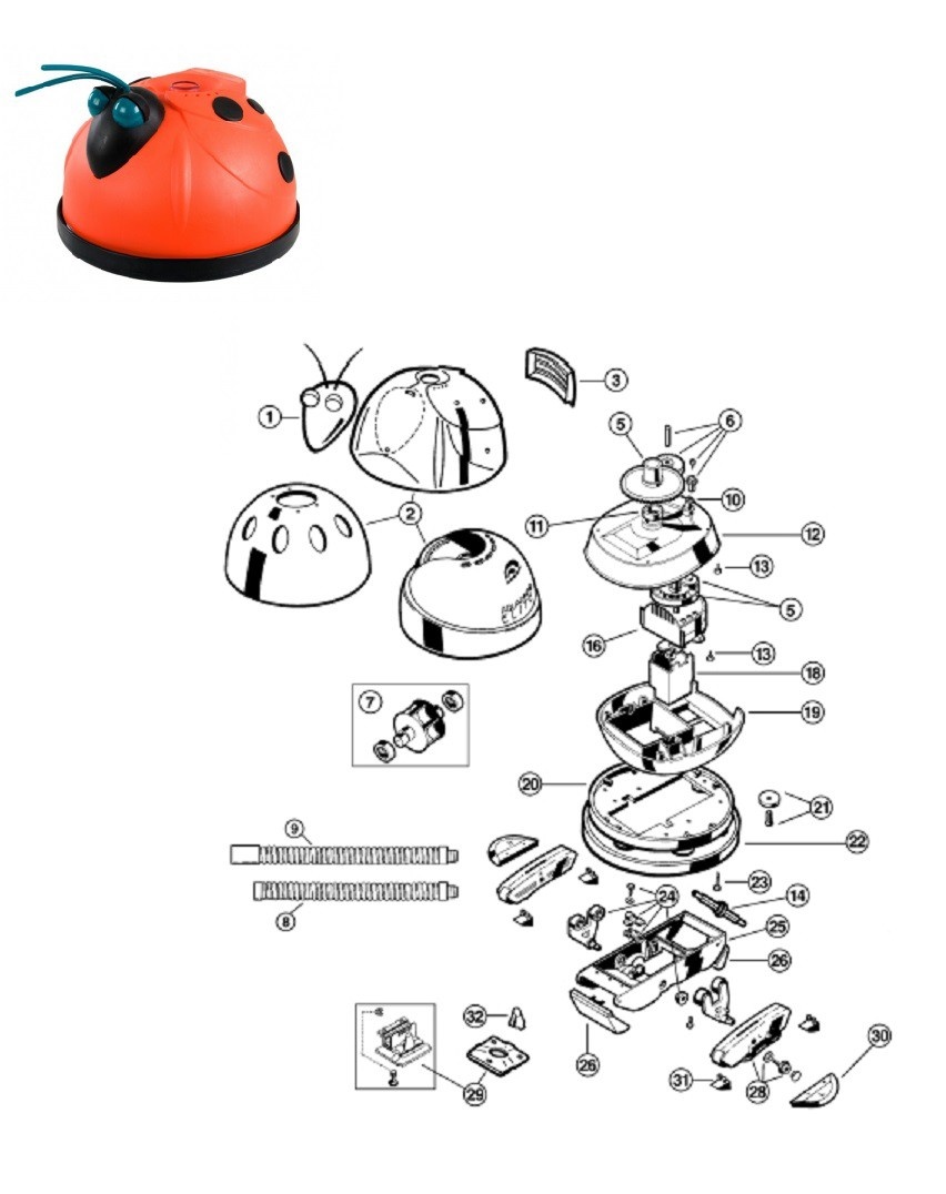 Hayward Magic Clean A-frame kit