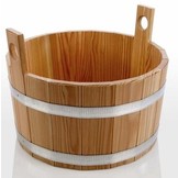 Sauna Voetenbak Lariks - Naturel