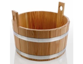 Sauna Voetenbak Lariks - Naturel