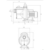 Aubia Geluidsarme Zwembadpomp