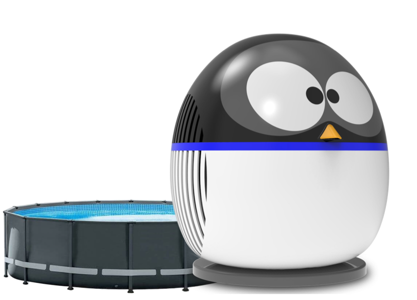 VBPQ Pinguïn Zwembadwarmtepomp 4,2KW - Tot 15m³