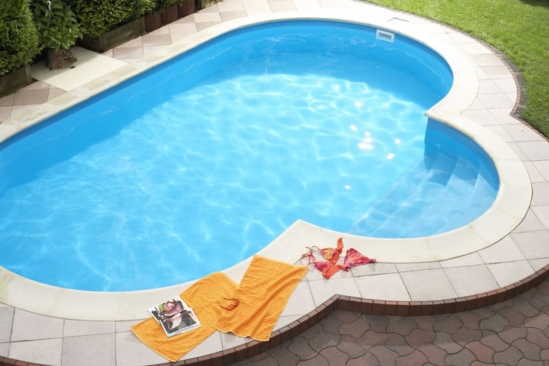 Unipool zwembad randstenen