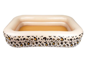 Kinder Zwembad Panterprint Beige 211 x 132 x 46 cm