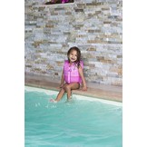 Zwemvest Roze Panterprint 18-30 kg