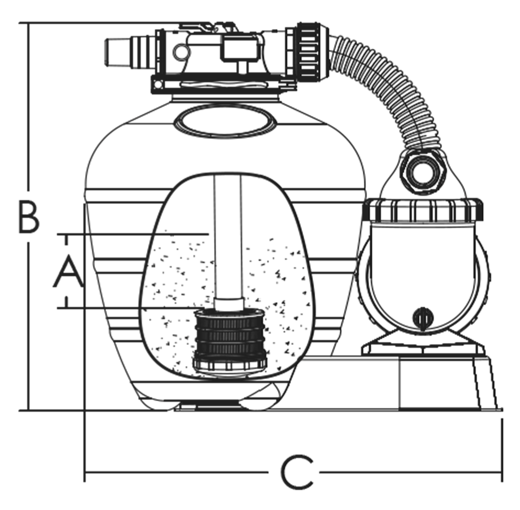 Klemring en o-ring voor Hydro fit filterset