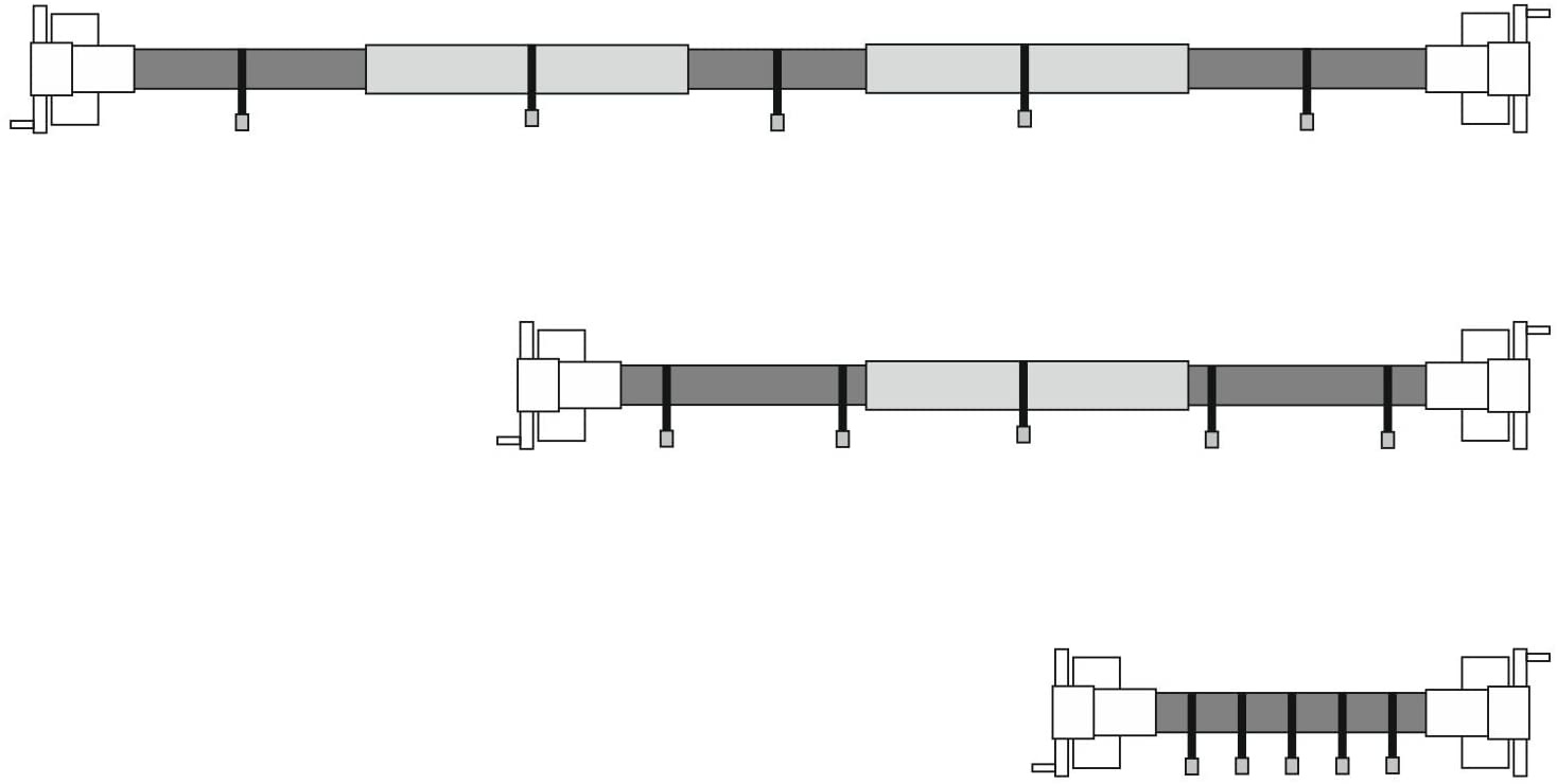 Bevestigingsbanden afdekking met klemmen - complete set