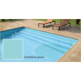 Zwembad Folie Liner Ø2,50 rond x 0,50m diep - Groen