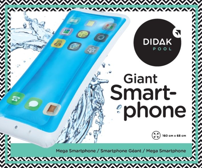Didak Opblaasbare Mega Smartphone 160 cm