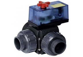 3-weg elektronische kogelkraan SOLAR ECO, 230V AC