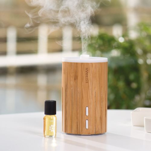 Esteban Mist Diffuser Editie Wood & Light Bamboo - Wit Licht