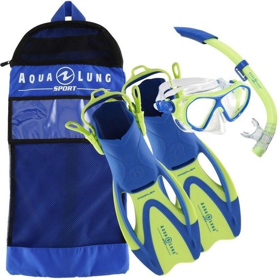 Aqua Lung - Snorkelset - Kinderen - Groen/Blauw