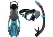 Aqua Lung Sports Hawkeye Travel Set zwart / turkoise