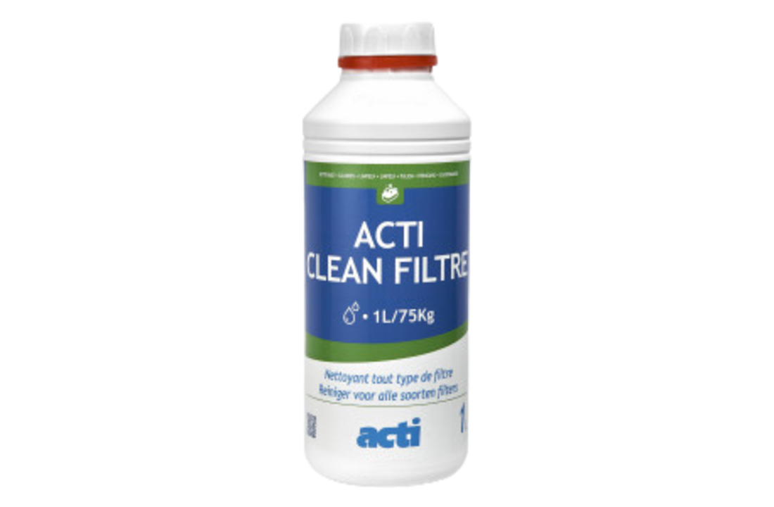 Acti Zwembad Filter Reiniger-Ontkalker 1L