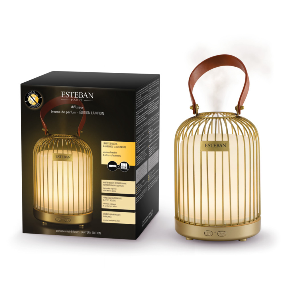 Esteban Mist Diffuser Lantern Gold edition