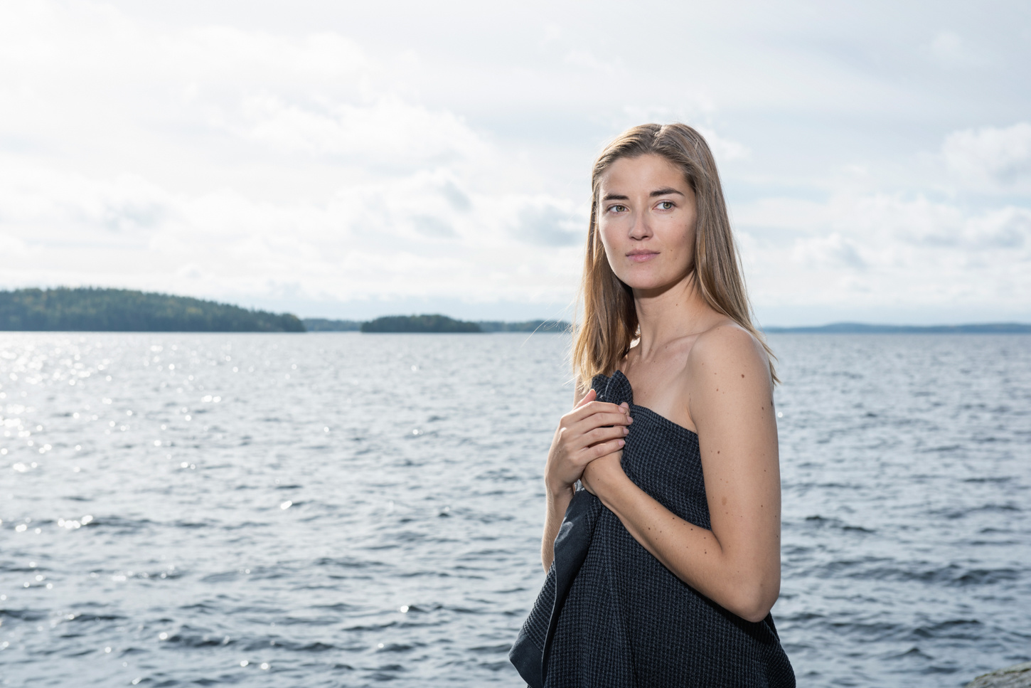 Kenno Sauna Handdoek - Grijs - 90x180 cm