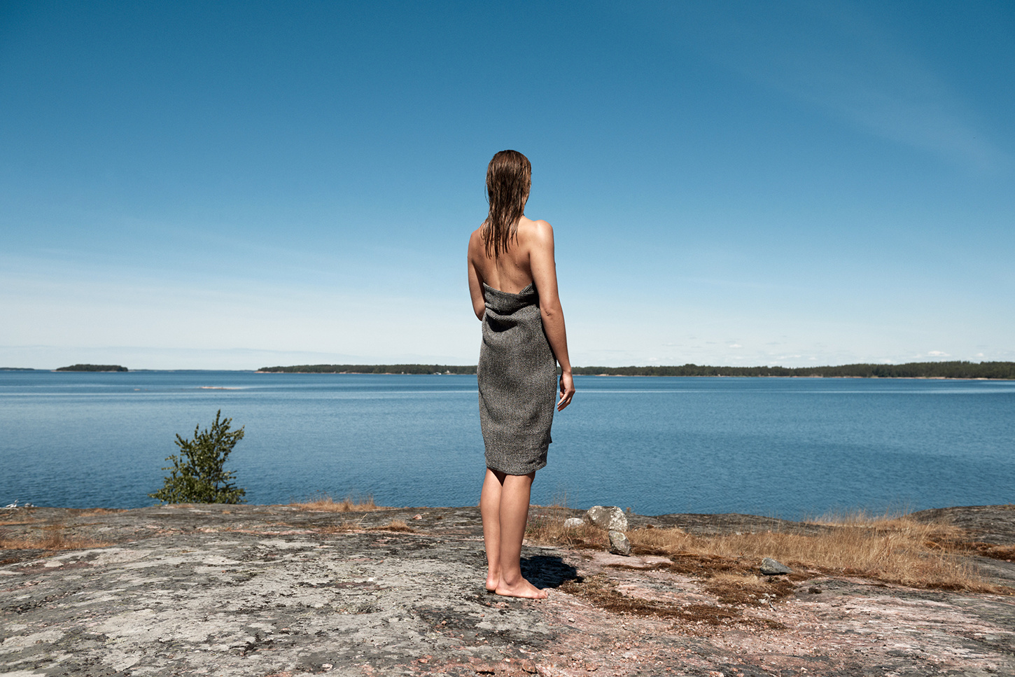 Kenno Sauna Handdoek - Bruin - 90x180 cm