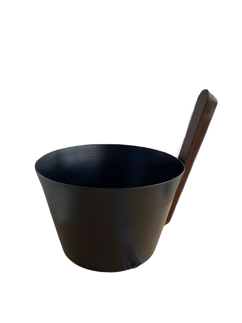 Sauna Emmer 5 Liter - Zwart