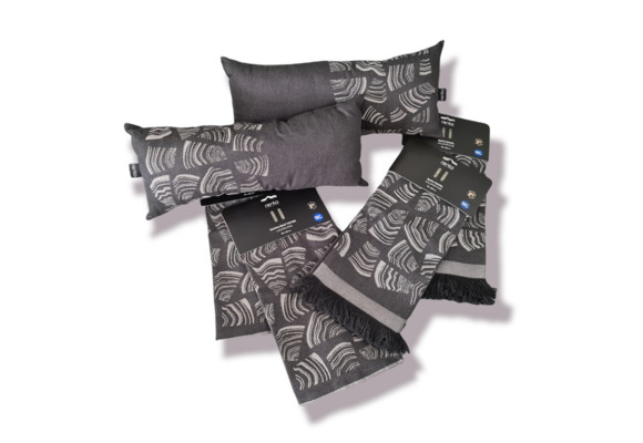 Cadeau set Rento pino - sauna textiel | zwart
