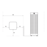 Huum saunakachel Steel