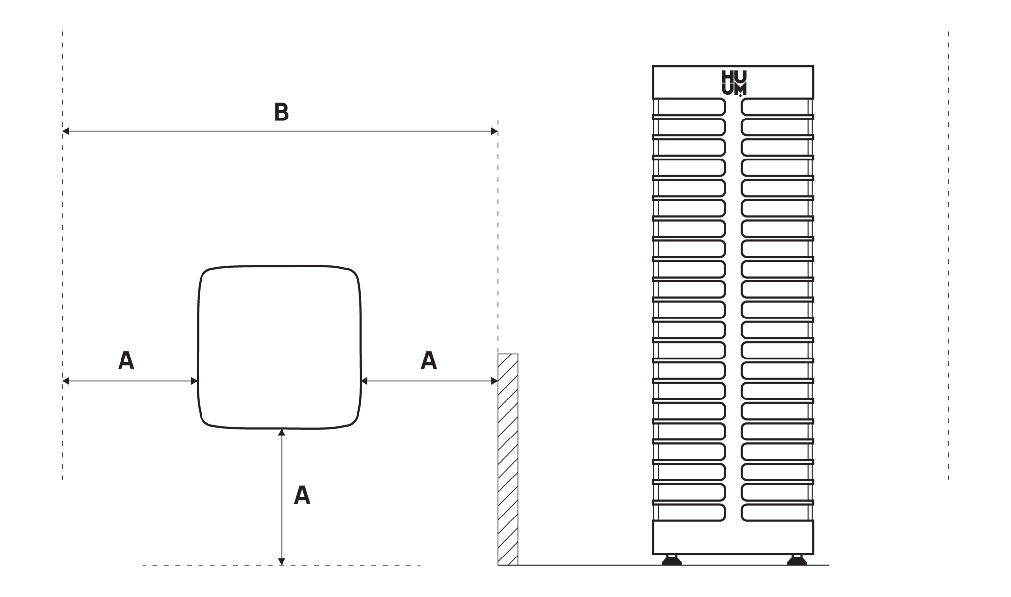 Huum saunakachel Steel