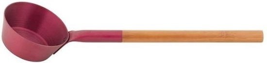 Cadeau set  Sauna emmer bordeaux rood