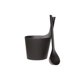 Cadeau set  Sauna emmer Pisara zwart